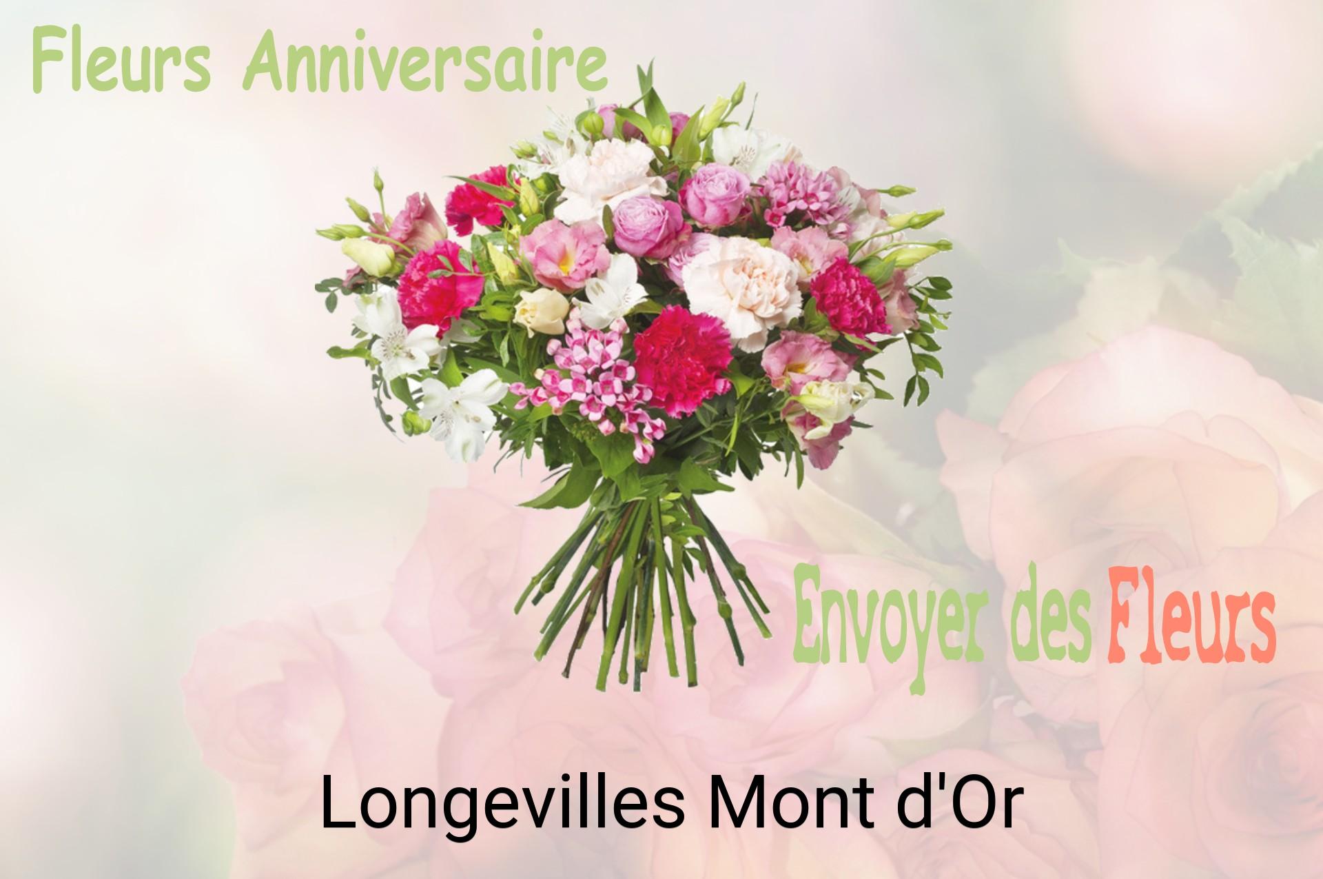Bouquet de fleurs d’anniversaire livré à Longevilles-Mont-d'Or