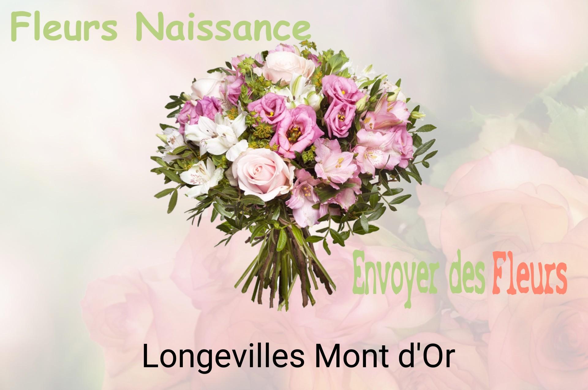 Bouquet de fleurs de naissance livré à Longevilles-Mont-d'Or